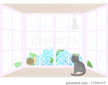 The windowsill of the rainy season. 77595377