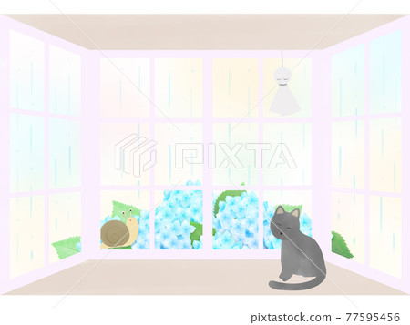 The windowsill of the rainy season. 77595456