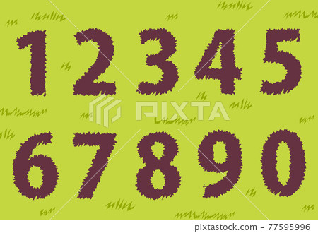 Lawn number set 77595996