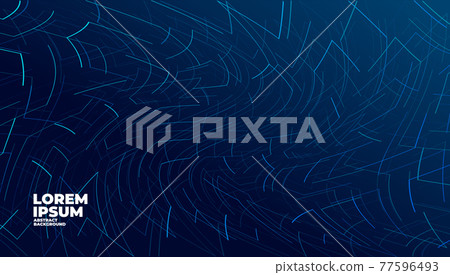 Abstract lines on dark blue background. Abstract lines on dark blue background. 77596493