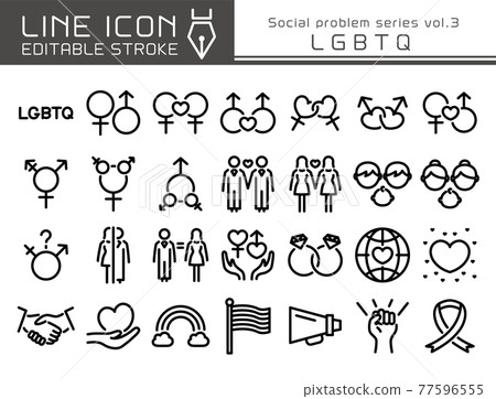 線圖標社會問題系列 vol.3 LGBTQ 77596555