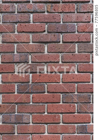 Red brick wall 77596805