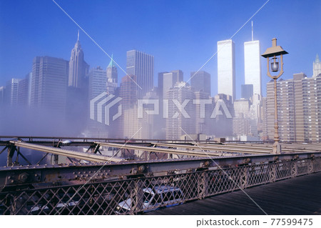 World Trade Center seen from Brooklyn Bridge World Trade Center seen from Brooklyn Bridge 77599475
