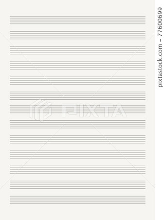 Grid paper with stave on a white background. A... - Stock Illustration  [77600699] - PIXTA