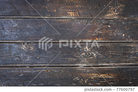close up old texture painted wooden boards. Selective focus 77600797