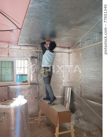 Construction. Insulation. Heat preservation. Interior. Heat reflection. Interior 77601340