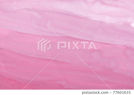 Horizontal colorful brush waves texture background. Pink, red wave pattern 77601635