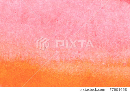 Pink orange color watercolor, illustration background hand painted on paper Pink orange color watercolor, illustration background hand painted on paper 77601668