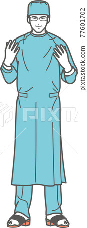 Surgical clothes doctor ② 77601702