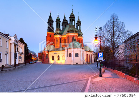 Morning Poznan Cathedral, Poland Morning Poznan Cathedral, Poland 77603084