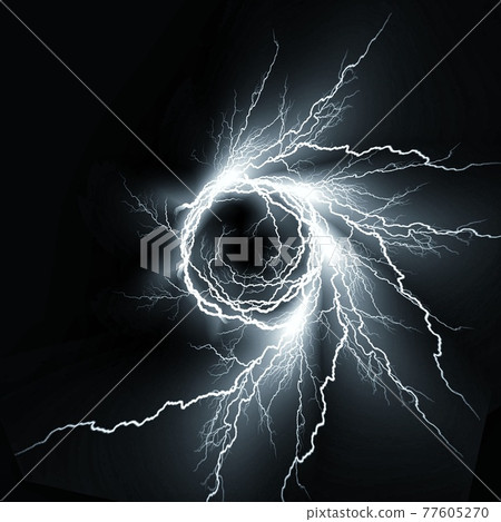 Abstract background with swirling lightning 77605270