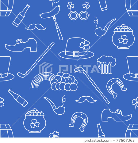 Vector Pattern St. Patrick's Day Ireland Irish 77607362