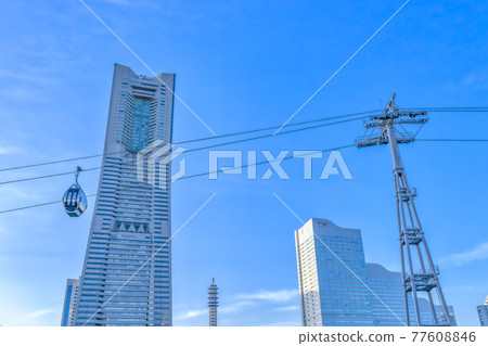 Cityscape of Sakuragicho, Yokohama Landmark Tower and Ropeway 77608846