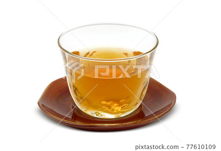 玻璃大麥茶烤茶飲料插畫真茶杯 77610109