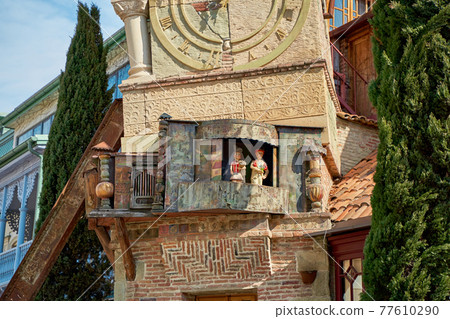 City landmark of Tbilisi. Old puppet theater City landmark of Tbilisi. Old puppet theater 77610290