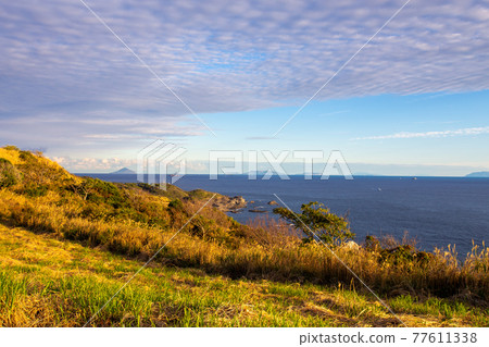Seven Islands of Izu seen from Yuusuge Park 77611338