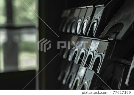 初夏厚潮站舊厚潮站大樓的景色 售票處 福島縣喜多方市 77617399