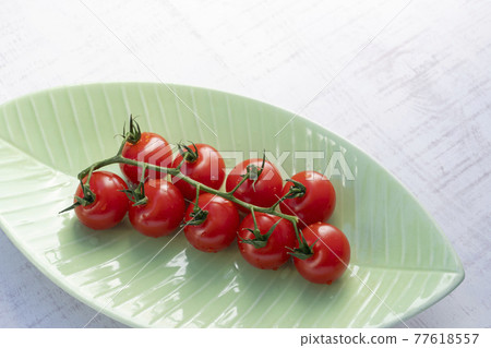 Tufted tomatoes (leaf plate) 77618557