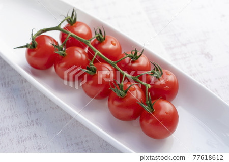 Tufted tomatoes (white background) Tufted tomatoes (white background) 77618612