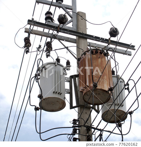 electricity post at Thailand electricity post at Thailand 77620162
