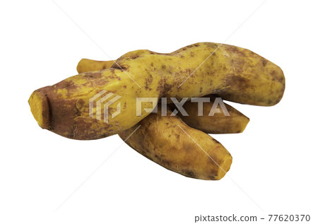Sweet potato steamed isolated on white background with clipping path. Sweet potato steamed isolated on white background with clipping path. 77620370