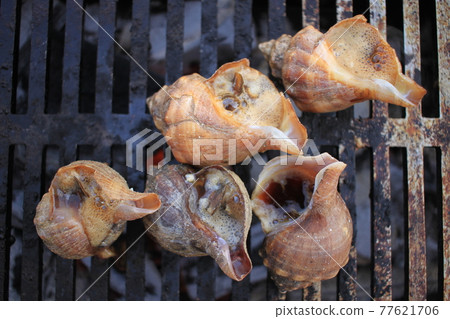 Seafood barbecue 77621706