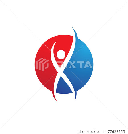 Leader poeple logo sign illustration vector Leader poeple logo sign illustration vector 77622555