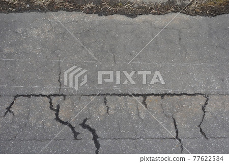 Gray gray rock road wall background background material 77622584