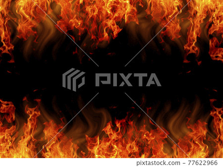 Flame background frame graphic illustration red Flame background frame graphic illustration red 77622966