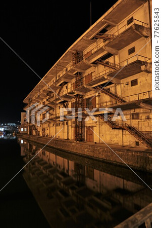 Otaru Canal at Night, Hokkai Seikan Otaru Factory No. 3 Warehouse (Otaru City, Hokkaido) Otaru Canal at Night, Hokkai Seikan Otaru Factory No. 3 Warehouse (Otaru City, Hokkaido) 77625843