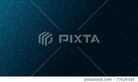 Classic Light Circuit Microchip on Technology Background 77626385