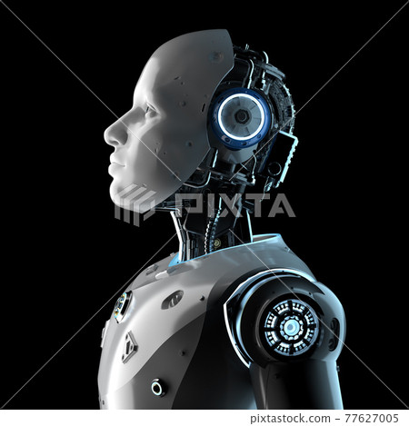 artificial intelligence robot or cyborg artificial intelligence robot or cyborg 77627005