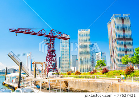 東京丰洲城門大橋及周邊景色 77627421