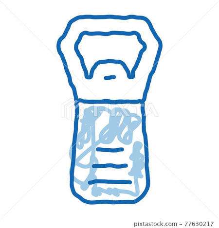 Bottle Cap Opener doodle icon hand drawn illustration Bottle Cap Opener doodle icon hand drawn illustration 77630217