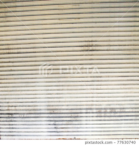 Illuminated grunge metallic roller shutter door Illuminated grunge metallic roller shutter door 77630740