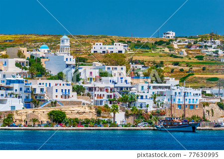 Adamantas Adamas harbor town of Milos island, Greece Adamantas Adamas harbor town of Milos island, Greece 77630995