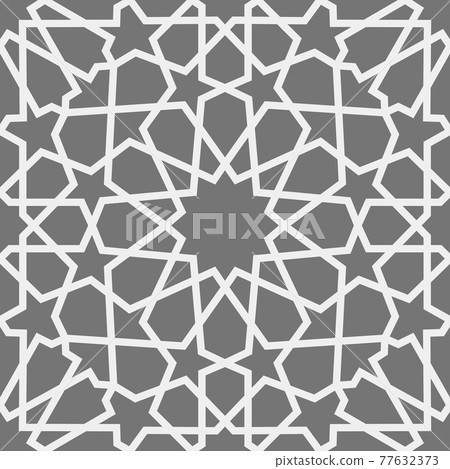 Islamic pattern . Seamless arabic geometric pattern, east ornament, indian ornament, persian motif, 3D. Endless texture can be used for wallpaper, pattern fills, web page background . Islamic pattern . Seamless arabic geometric pattern, east ornament, indian ornament, persian motif, 3D. Endless texture can be used for wallpaper, pattern fills, web page background . 77632373
