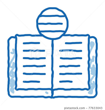 Golf Rules Book doodle icon hand drawn illustration Golf Rules Book doodle icon hand drawn illustration 77633043