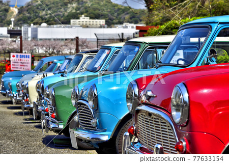 [神奈川] Yokosuka Kurihama 在花之國舉辦的老爺車日的場景 77633154