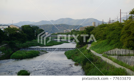 Along the Kamo River where you can take a walk 77633870