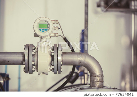 Industry heat pipe digital display gauge sensors measure pressure boiler temperature thermostat used in factory.Auto valve temp monitoring system. Industry heat pipe digital display gauge sensors measure pressure boiler temperature thermostat used in factory.Auto valve temp monitoring system. 77634041