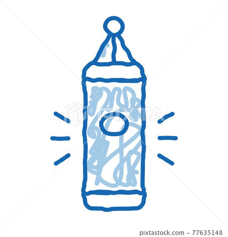 Punching Bag doodle icon hand drawn illustration 77635148