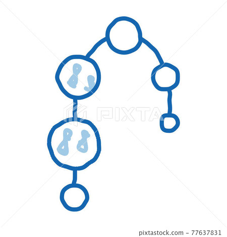 Anal Masturbation doodle icon hand drawn illustration 77637831