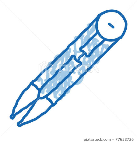 Sewing Compass doodle icon hand drawn illustration Sewing Compass doodle icon hand drawn illustration 77638726