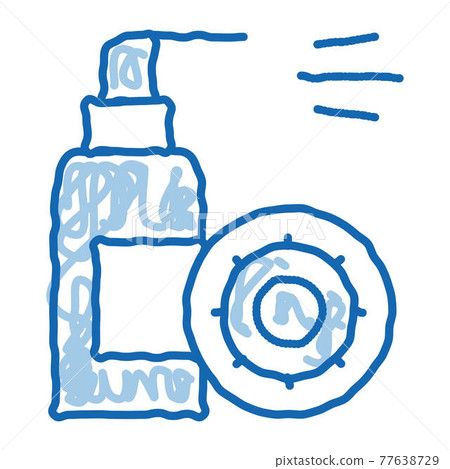 Healthcare Spray doodle icon hand drawn illustration Healthcare Spray doodle icon hand drawn illustration 77638729