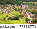 Shirakawago panoramic view 77638771