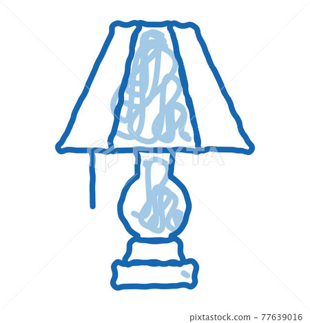 Electric Lighting Lamp doodle icon hand drawn illustration Electric Lighting Lamp doodle icon hand drawn illustration 77639016