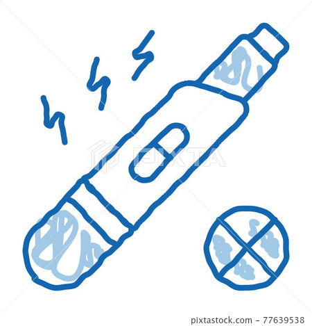 Negative Pregnancy Test doodle icon hand drawn illustration Negative Pregnancy Test doodle icon hand drawn illustration 77639538
