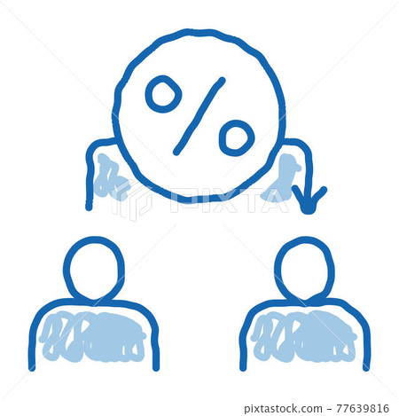 Lend Money Human doodle icon hand drawn illustration Lend Money Human doodle icon hand drawn illustration 77639816