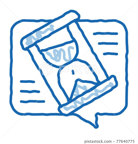 Lengthy Negotiations doodle icon hand drawn illustration Lengthy Negotiations doodle icon hand drawn illustration 77640775